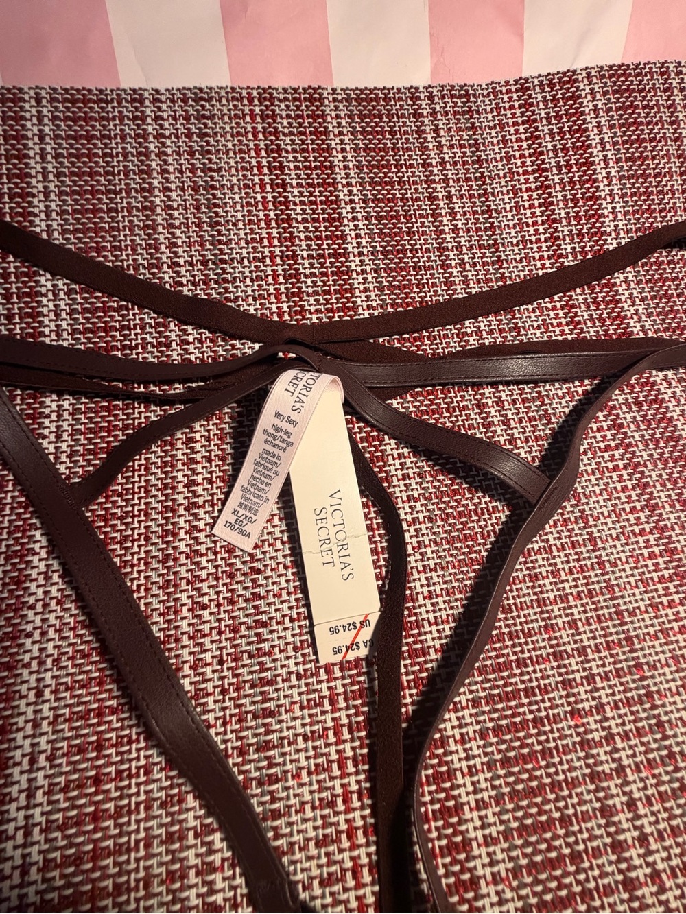 Victoria's Secret Brown Strappy Thong